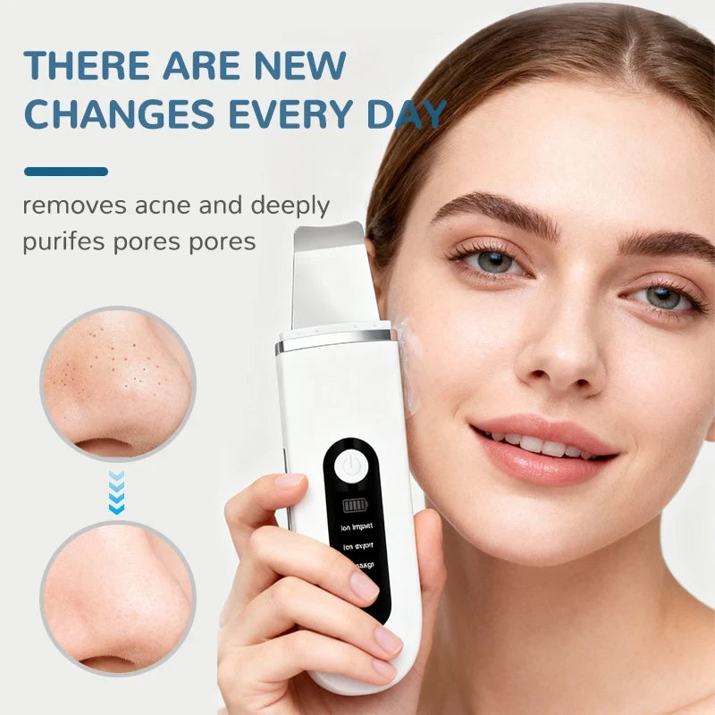 Ultrasonic Facial Cleansing Spatula