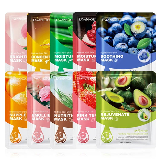 Brightening Fruit Face Mask Set